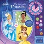 LIBRO Y RELOJ DE LUJO CON SONIDO - LAS HORAS DE LAS PRINCESAS